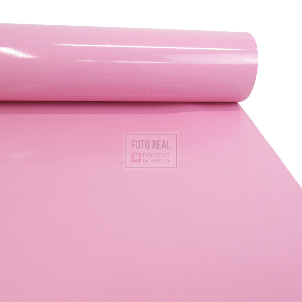 Adesivo Colormax Brilho Rosa Claro 1,00m x 1,00m