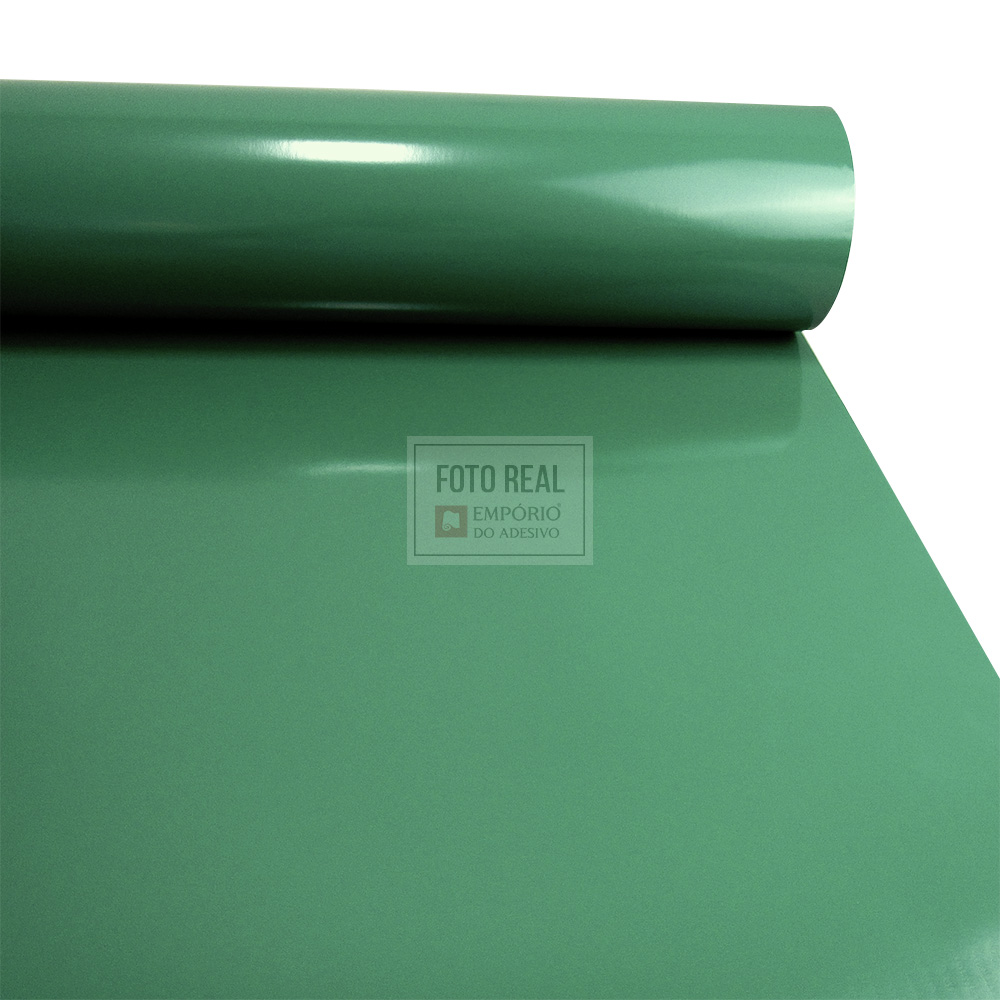 Adesivo Silver Max Brilho Verde Bandeira 1,22 x 1,00m