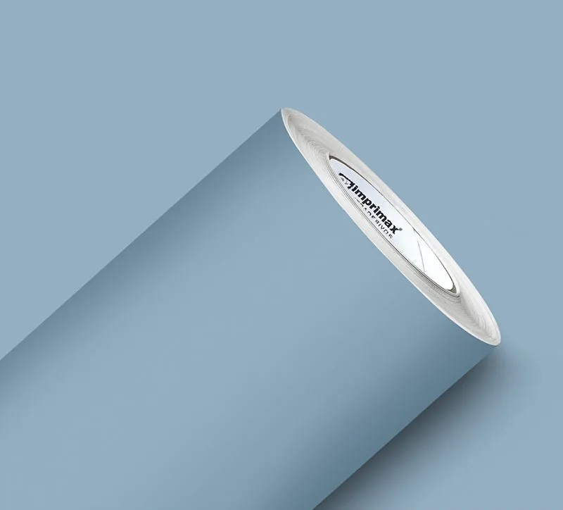 Adesivo Silver Max Fosco Azul Allure 1,22 x 1,00m