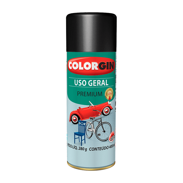 Tinta Spray para Uso Geral Prata Real Metálico 57061 400ml