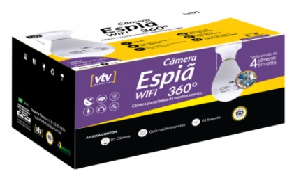 CAMERA ESPIA VTV WIFI 360º