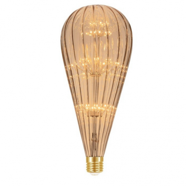 Lamp.Led Bt125 Filamento 2w Taschibra Ambar 