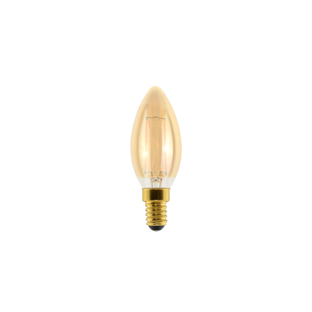 Lamp.Led Vela Filamento G-Light 2,5w Clara E-14 2000k 127v 