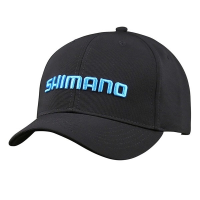 Boné Shimano Preto/logo Azul Ciano