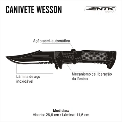 Canivete Ntk Wesson (26,6cm)