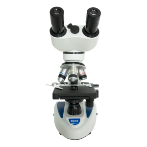 Microscópio Biológico Binocular com Dupla Iluminação em LED, LC1600BA-L-BI - Gene