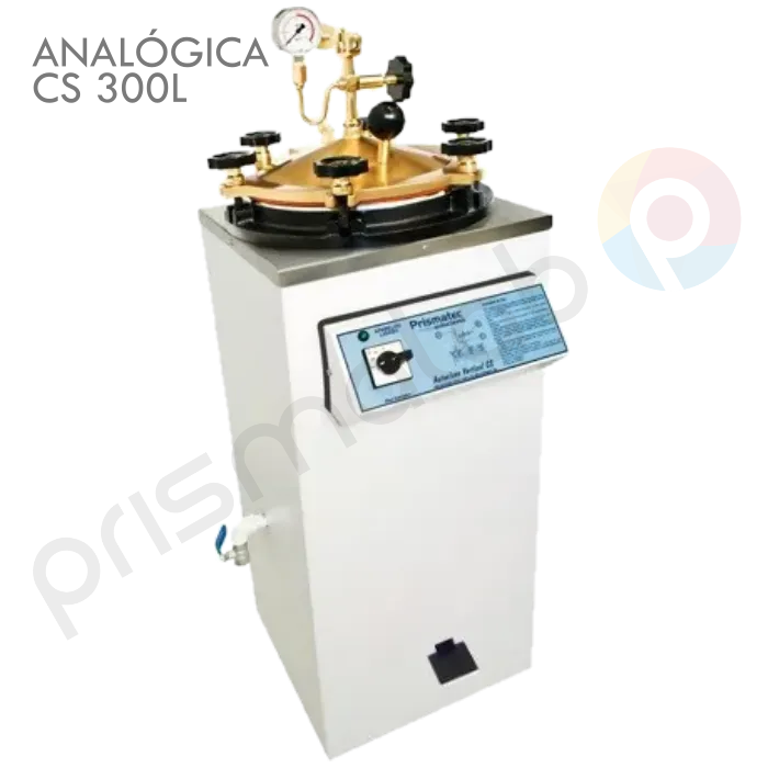 Autoclave Vertical Analógica 300 litros Prismatec