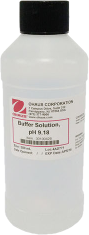 Solução Tampão (Buffer) pH-9.18 250ml - Ohaus