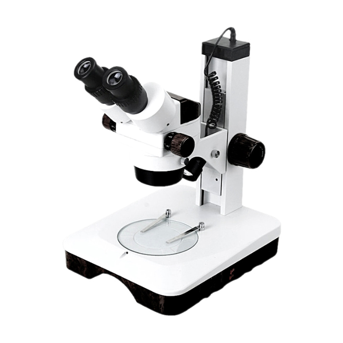Estereomicroscópio Binocular com Oculares WF10x e Iluminação em LED, ECZ-BLACK-BI-45-L-BI - Biofocus