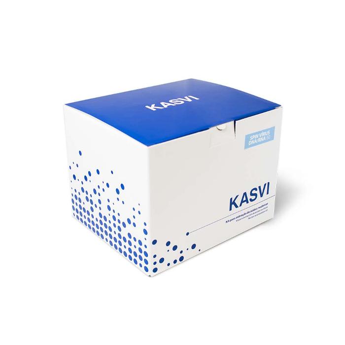 Kit de Extração de DNA, Mini Spin, 250 Extrações, K9-0250 - Kasvi