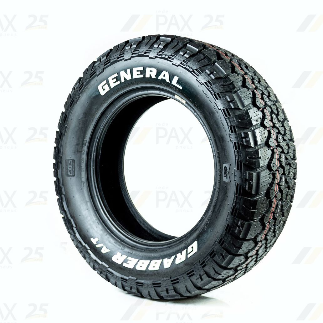 Pneu 265/75R16 LT 123/120S FR Grabber ATX RLW General Tire