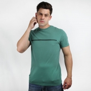Camiseta Calvin Klein Jeans Basic Faixa Verde