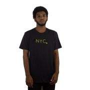 Camiseta New Era NYC Preto/Amarelo