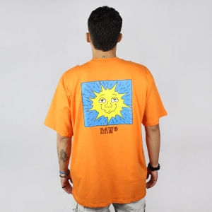 Camiseta Baw Mc Regular Stoned Sun Laranja
