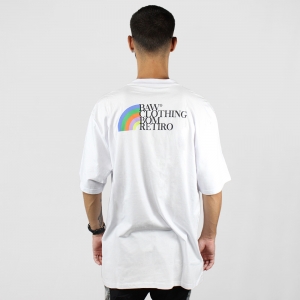 Camiseta Baw Regular Prisma Logo Branco