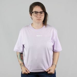 Camiseta Baw Regular Selfie Logo Colors On Lilás