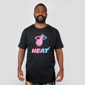 Camiseta NBA Especial Heat Preto