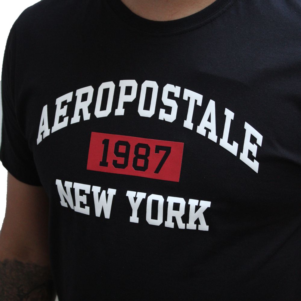 Camiseta Aéropostale  New York 1987 Black