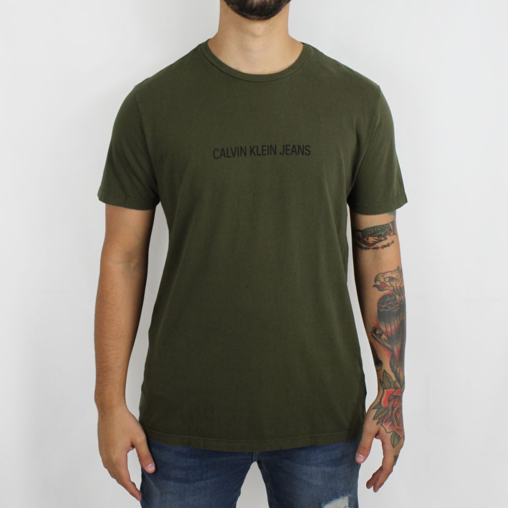 Camiseta Calvin Klein Jeans Classic Verde