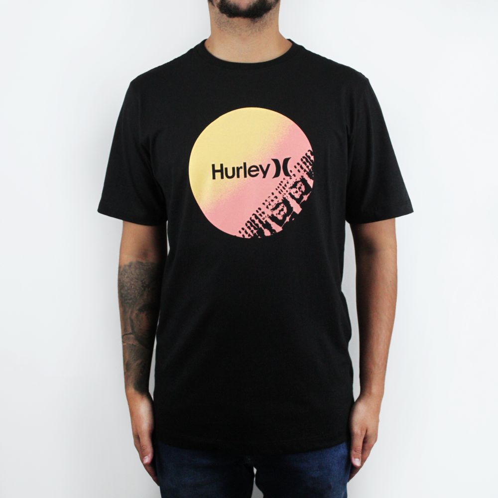 Camiseta Hurley Silk Circle Preta