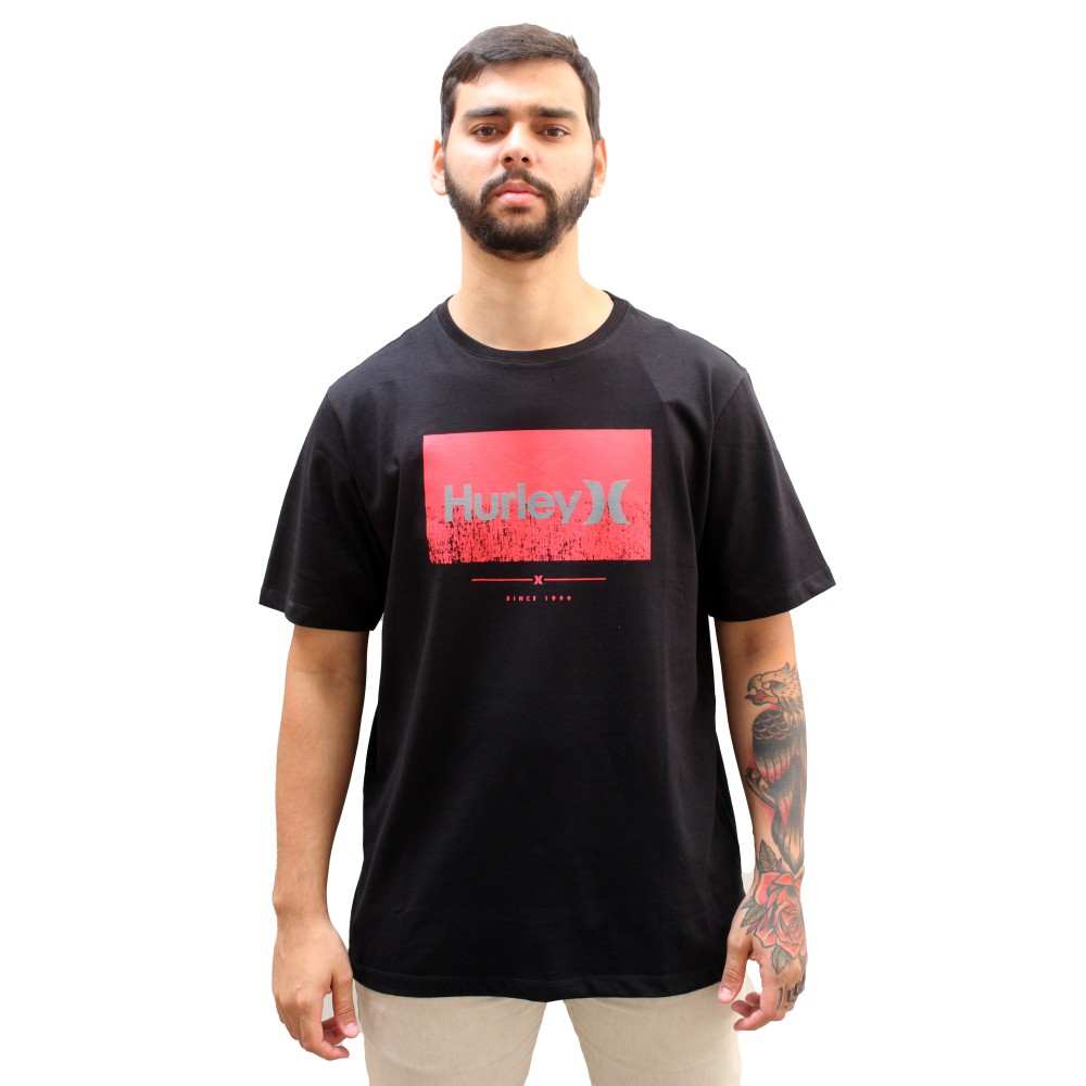Camiseta Hurley Silk Disorder Black