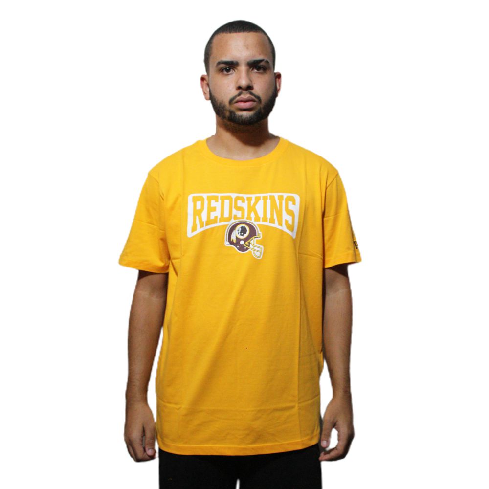 Camiseta New Era Redskins Amarela