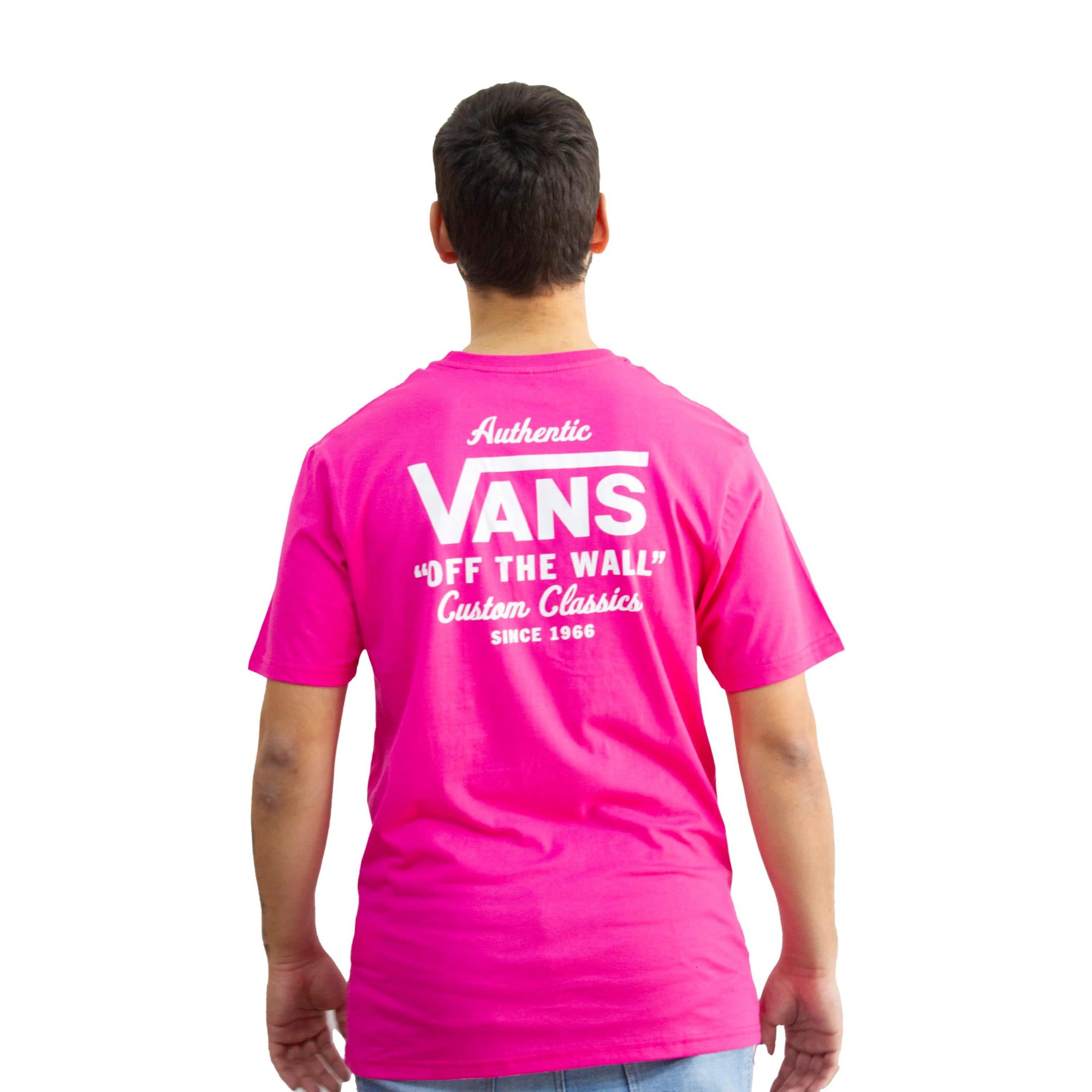 Camiseta Vans Authentic Off The Wall Pink