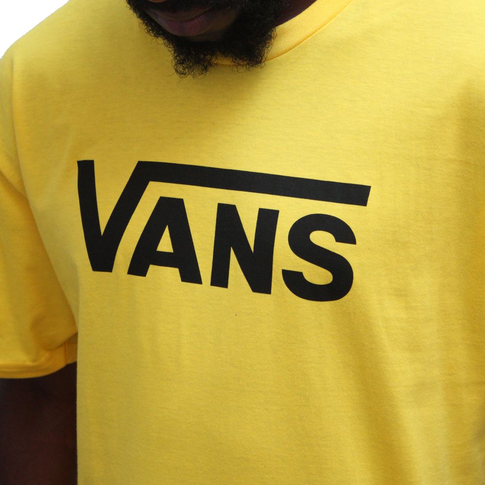 T-shirt Vans Logo Amarela