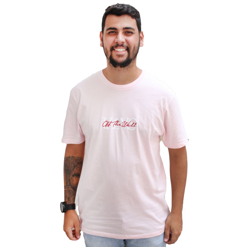 T-shirt Vans Rosa Bordado