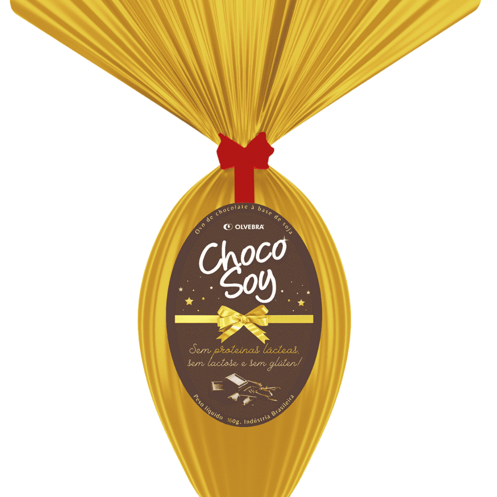 Ovo de Páscoa Choco Soy Tradicional 160g - Kit com 3 unidades