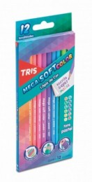 Lápis de Cor Mega Soft Color Tons Pastéis