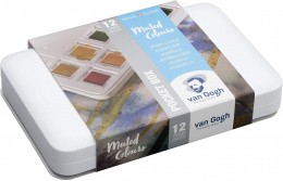 Van Gogh Pocket Box Estojo 12 Cores Muted Colours