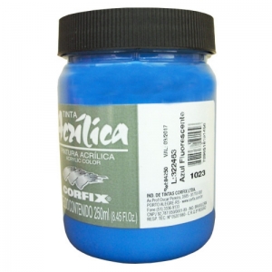 Acrilica Corfix Fluo.1023 Azul 250ml
