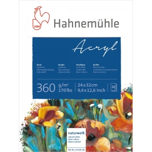 Hahnemuhle Acryl 360g 24x32cm 10fls