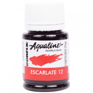 Aquarela Liquida Aqualine Corfix 12 Escarlate 37ml