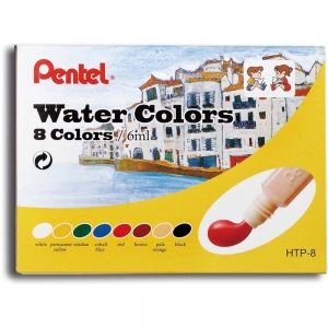 Aquarela Pentel Water Colors com 8c. PENTEL HTP-08