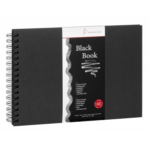 Black Book Hahnemuhle 250g/m2 A5(14,8x21cm) 30fls