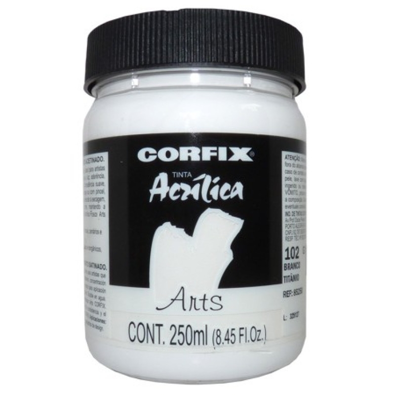 Acrilica Corfix Arts GR1 102 Branca 250ml