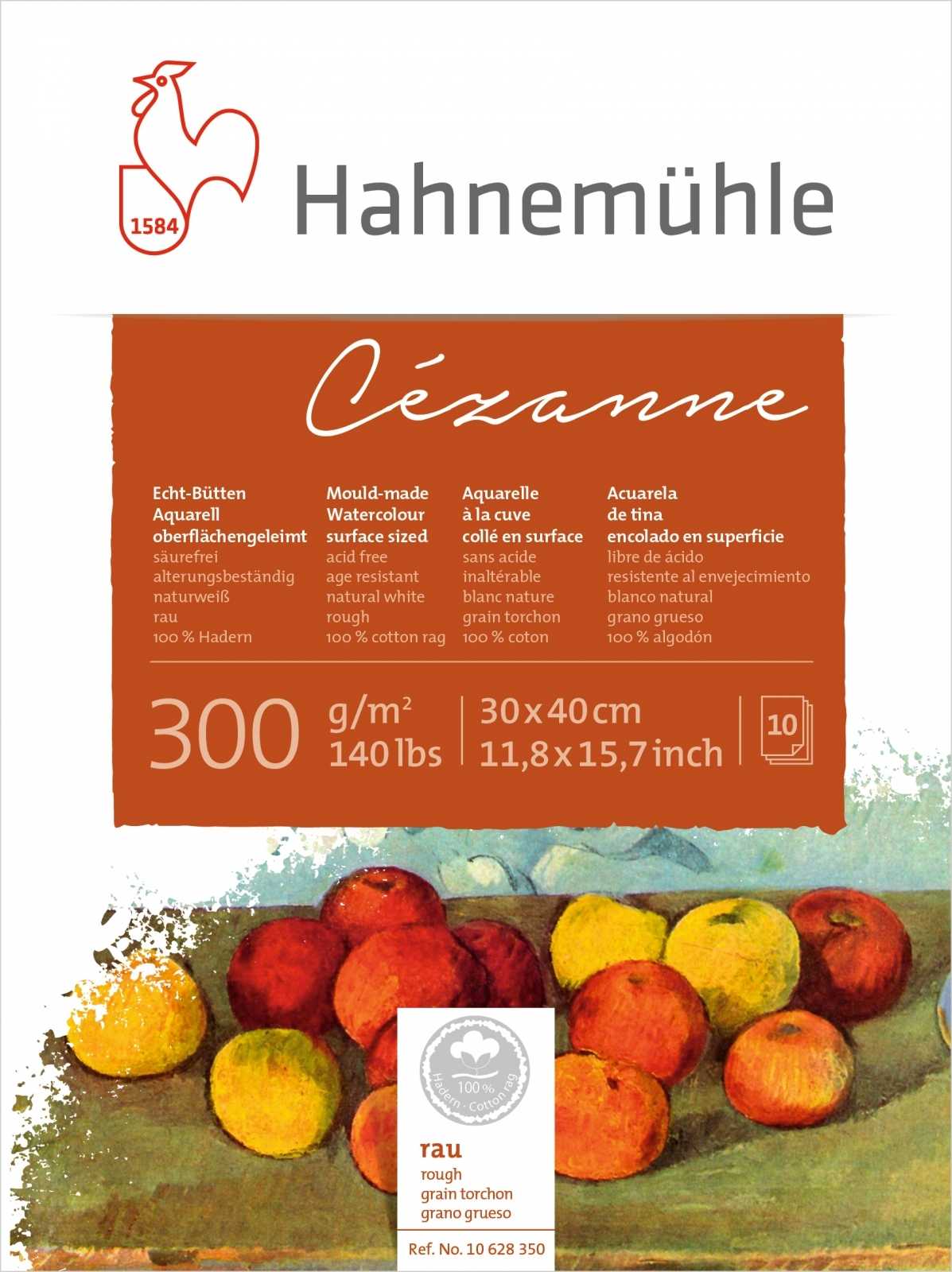 Cezanne Hahnemuhle 300g Rugosa 30x40 10fls