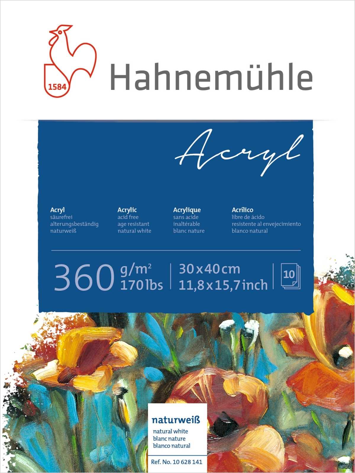 Hahnemuhle Acryl 360g 30x40cm 10fls