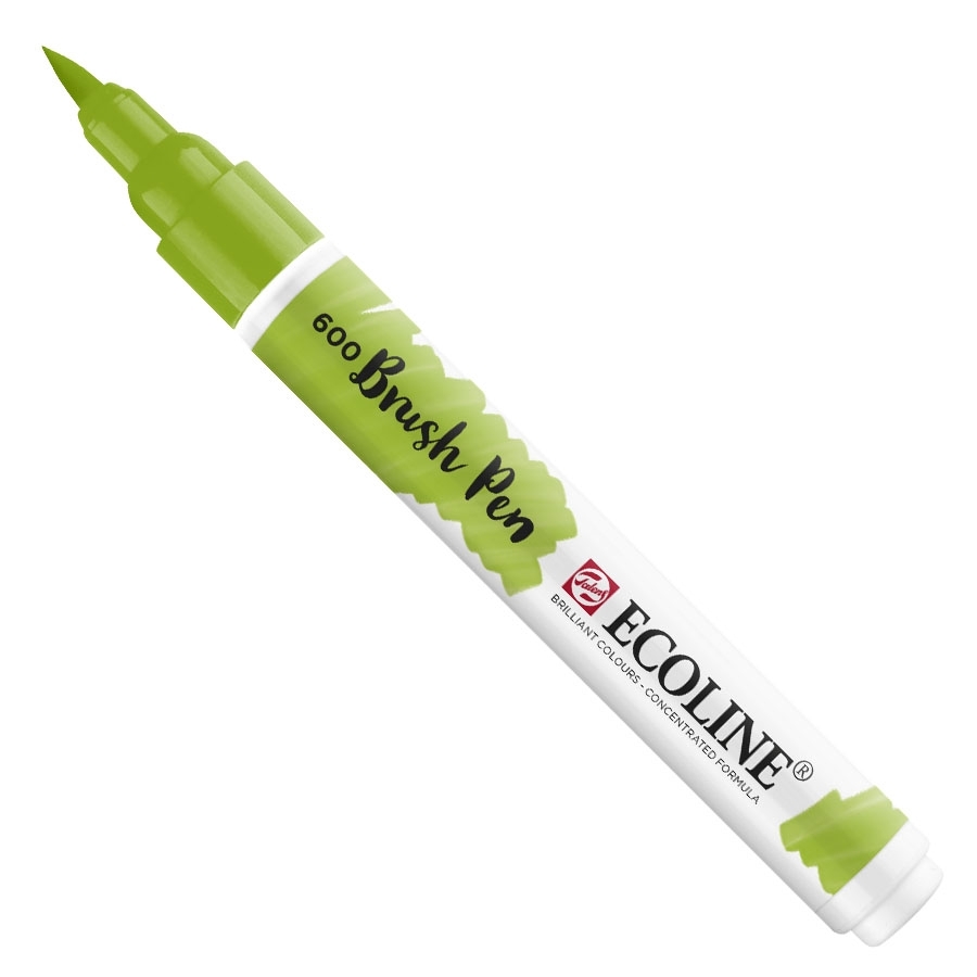 Marcador Artistico Ecoline Brush Pen 600 Green