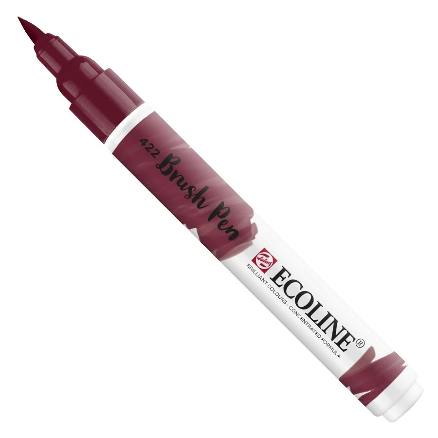 Marcador Artistico Ecoline Brush Pen 422 Red Brown