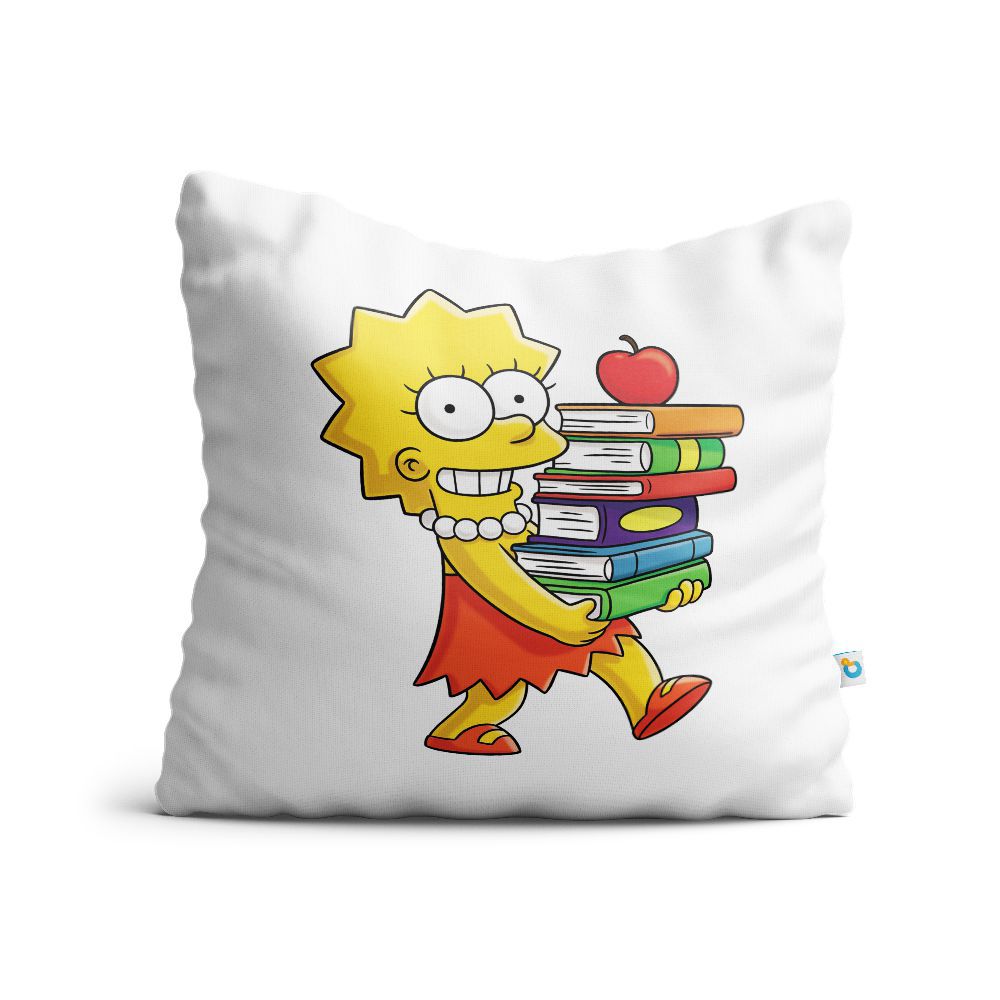 Almofada Simpsons Lisa Livros