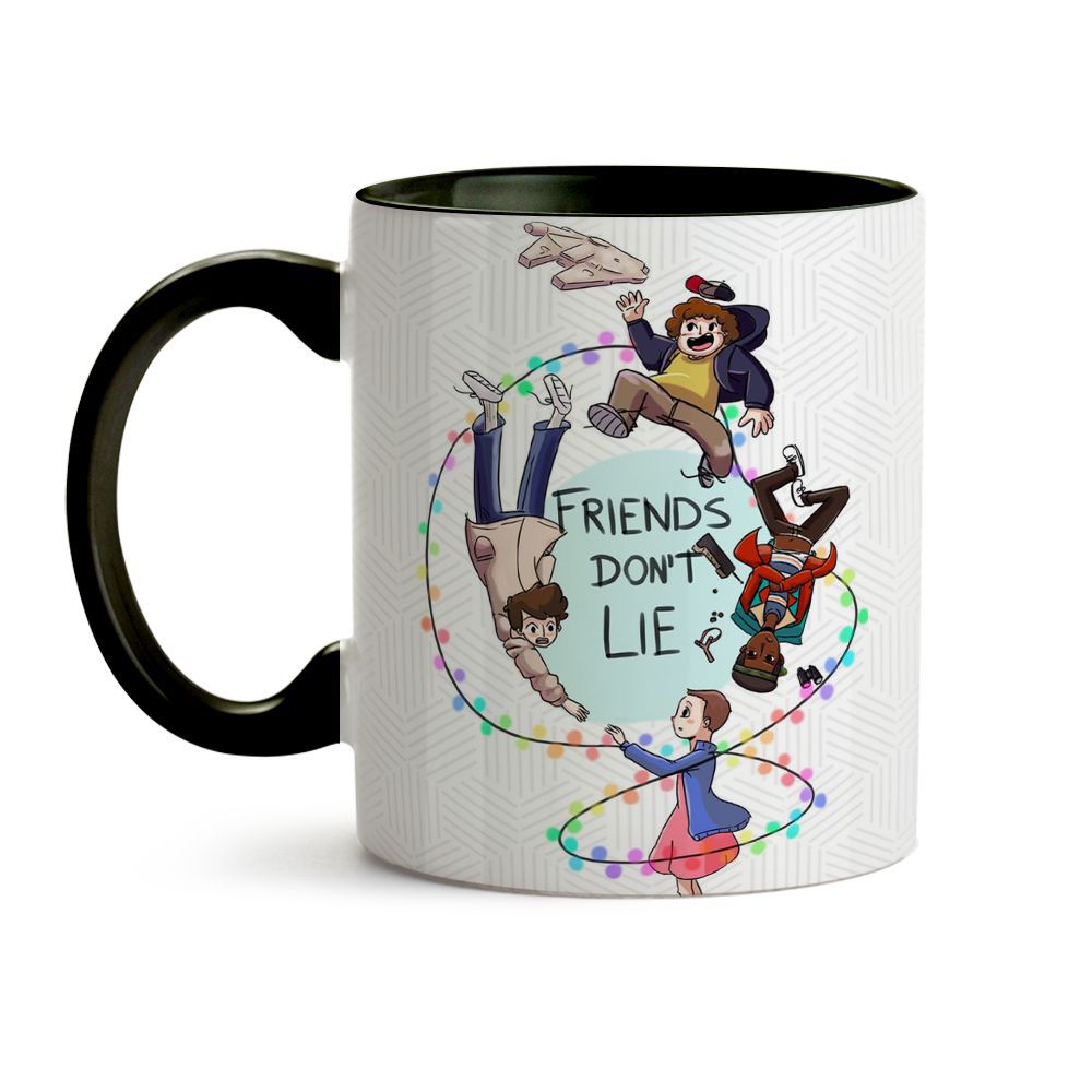 Caneca Stranger Things - Friends Don'T Lie