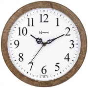 Relógio de Parede 26cm madeira 660073-323 Herweg