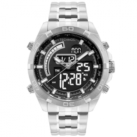 Relógio Masculino Technos BJ3496AB/1K Prata