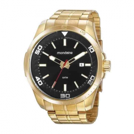 Relógio Mondaine Masculino Dourado32153GPMVDE1