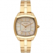 Relógio Orient Feminino Lgss0060 C1kx Dourado Quadrado