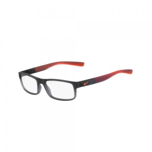 Óculos de Grau Cinza e Vermelho Nike 7090 068