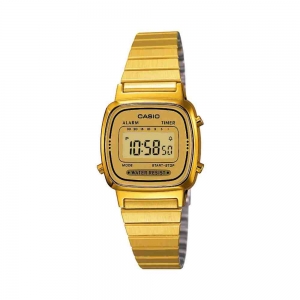 Relógio Casio Dourado Feminino LA670WGA-9DF-BR